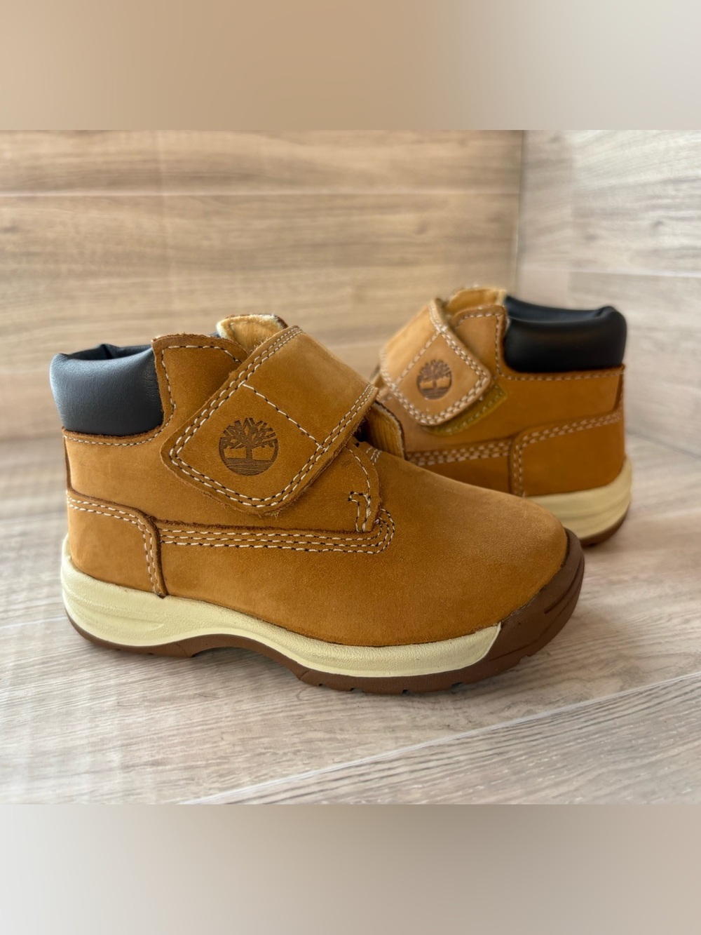 Timberland Toddler Size 5 Wheat Timber Tykes Boots Adjustable Strap